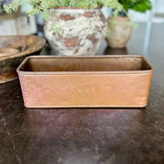 Antique English Copper Tea Loaf Pan | Stamped Made in England